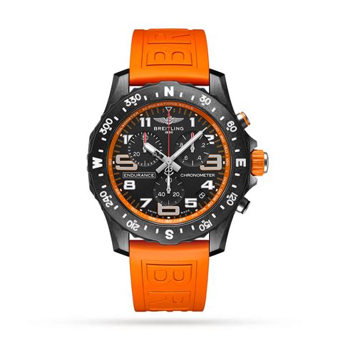 breitling orange strap watch|breitling copy watch strap.